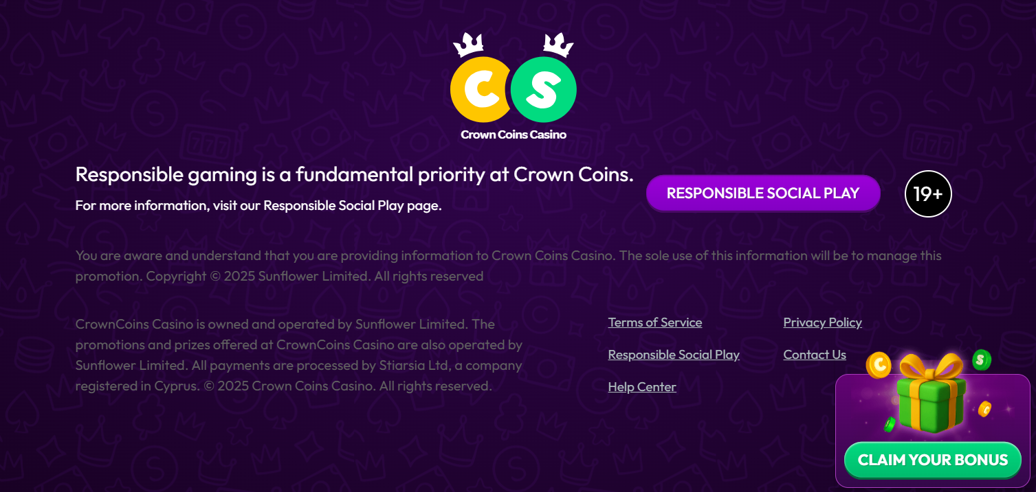Crown Coins Casino Technical